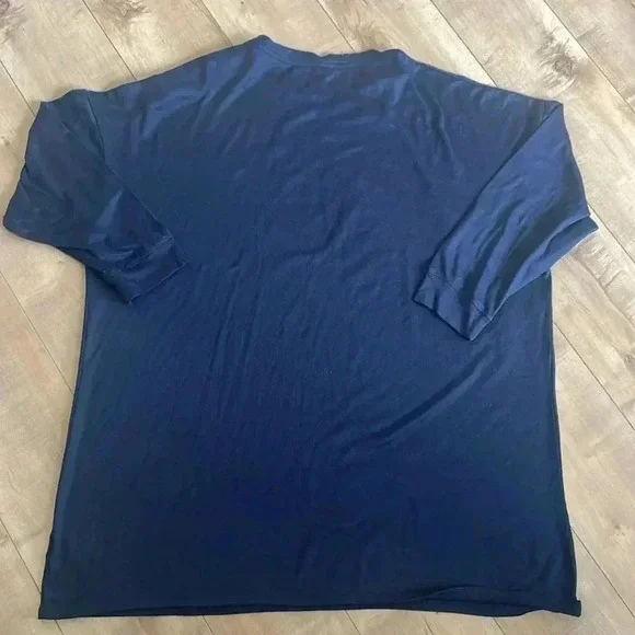 4/$25 Disney Lilo & Stitch Sleep Shirt Navy Sz XL - Picture 6 of 6